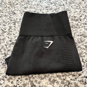GymShark Vital Seamless Leggings in Black Marl Size XL